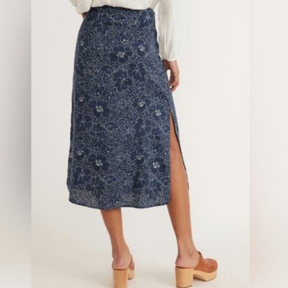 Marine Layer Ladies Size 14 Skirt Floral - Picture 2 of 9